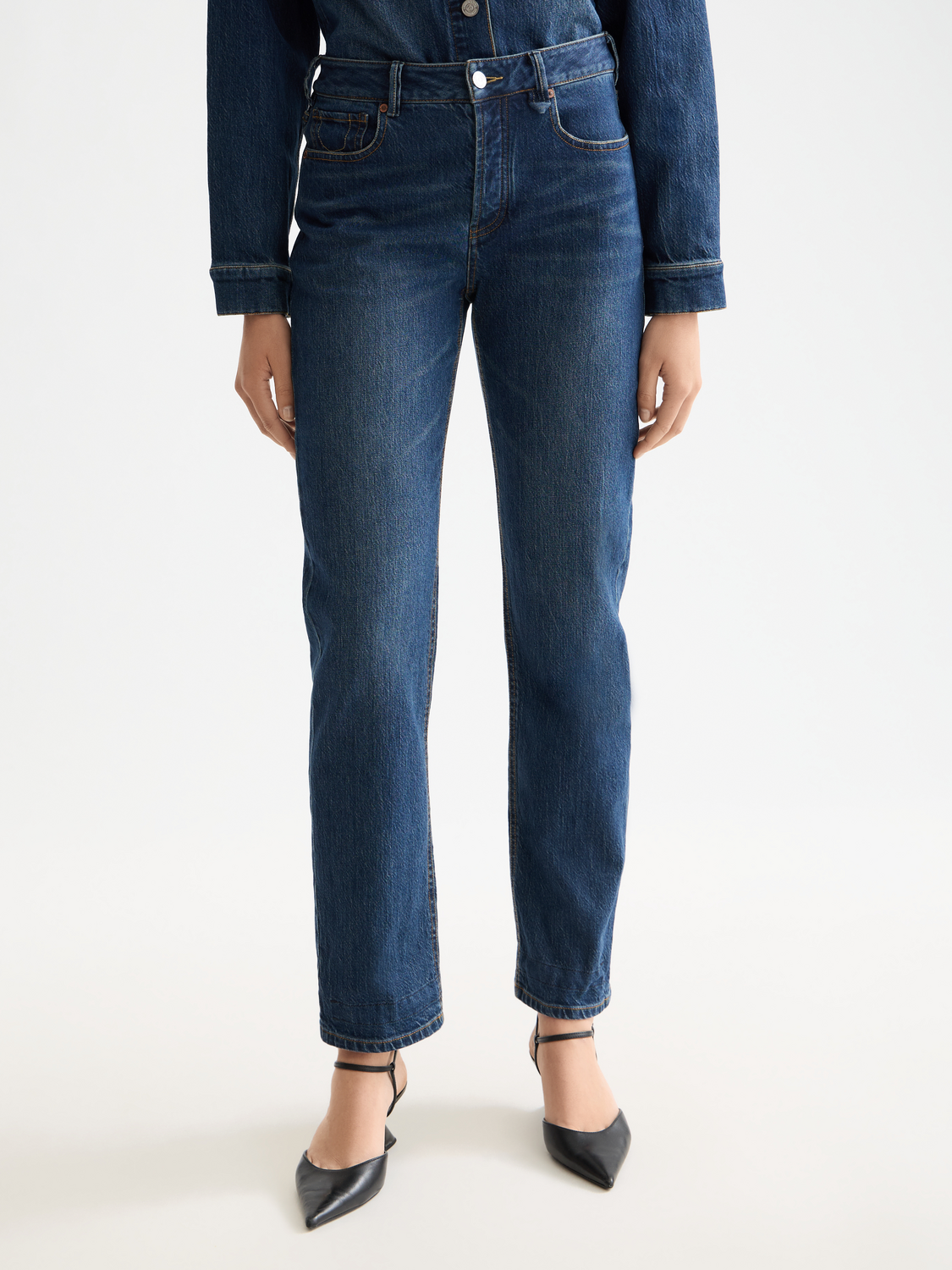 Pantalones vaqueros largos de mujer The Sky - Pierna recta - Let It Rain 750