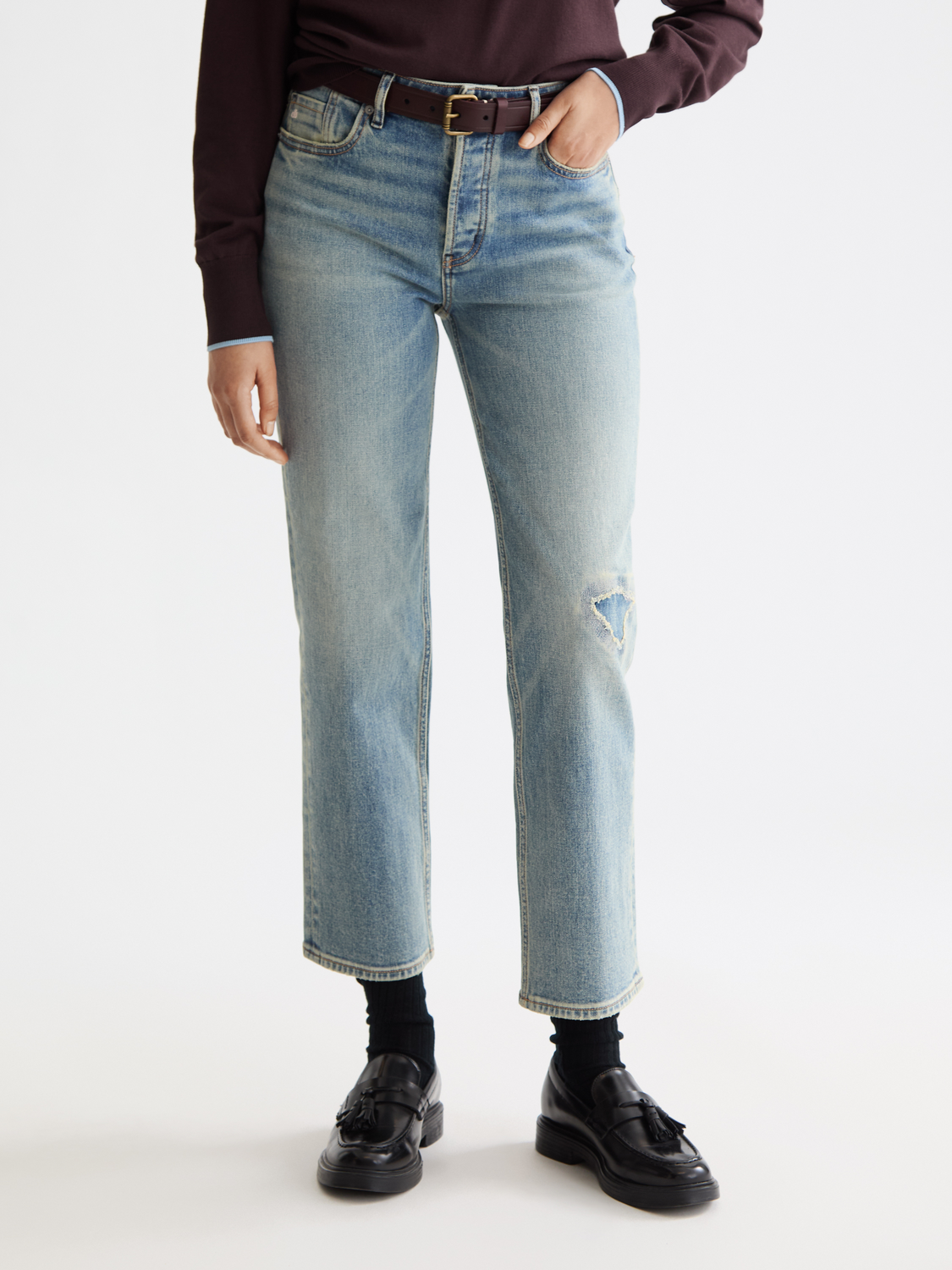 Pantalones vaqueros largos de mujer The Sky – Pierna recta